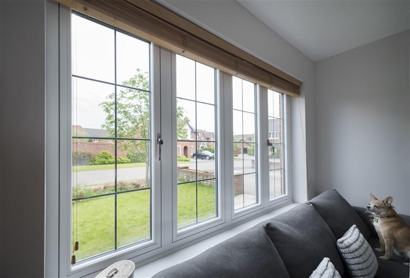 white upvc windows